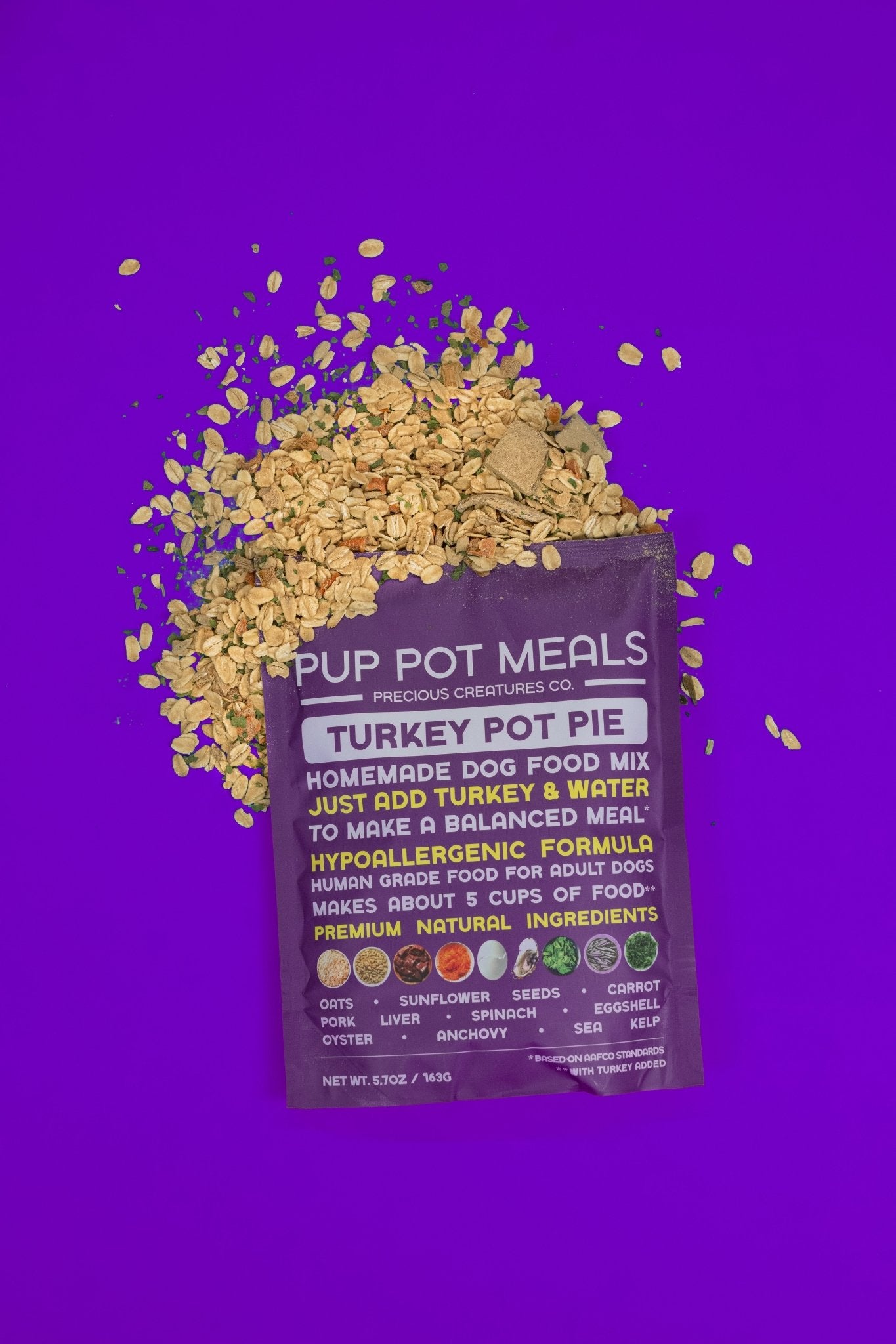Turkey Pot Pie (Hypoallergenic) - Precious Creatures Co